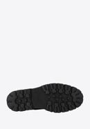Pánské kožené boty se světlou podrážkou, černá, 97-M-501-1-44, Obrázek 5