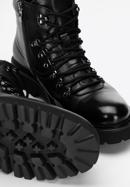 Pánské kožené boty se světlou podrážkou, černá, 97-M-501-4-40, Obrázek 7