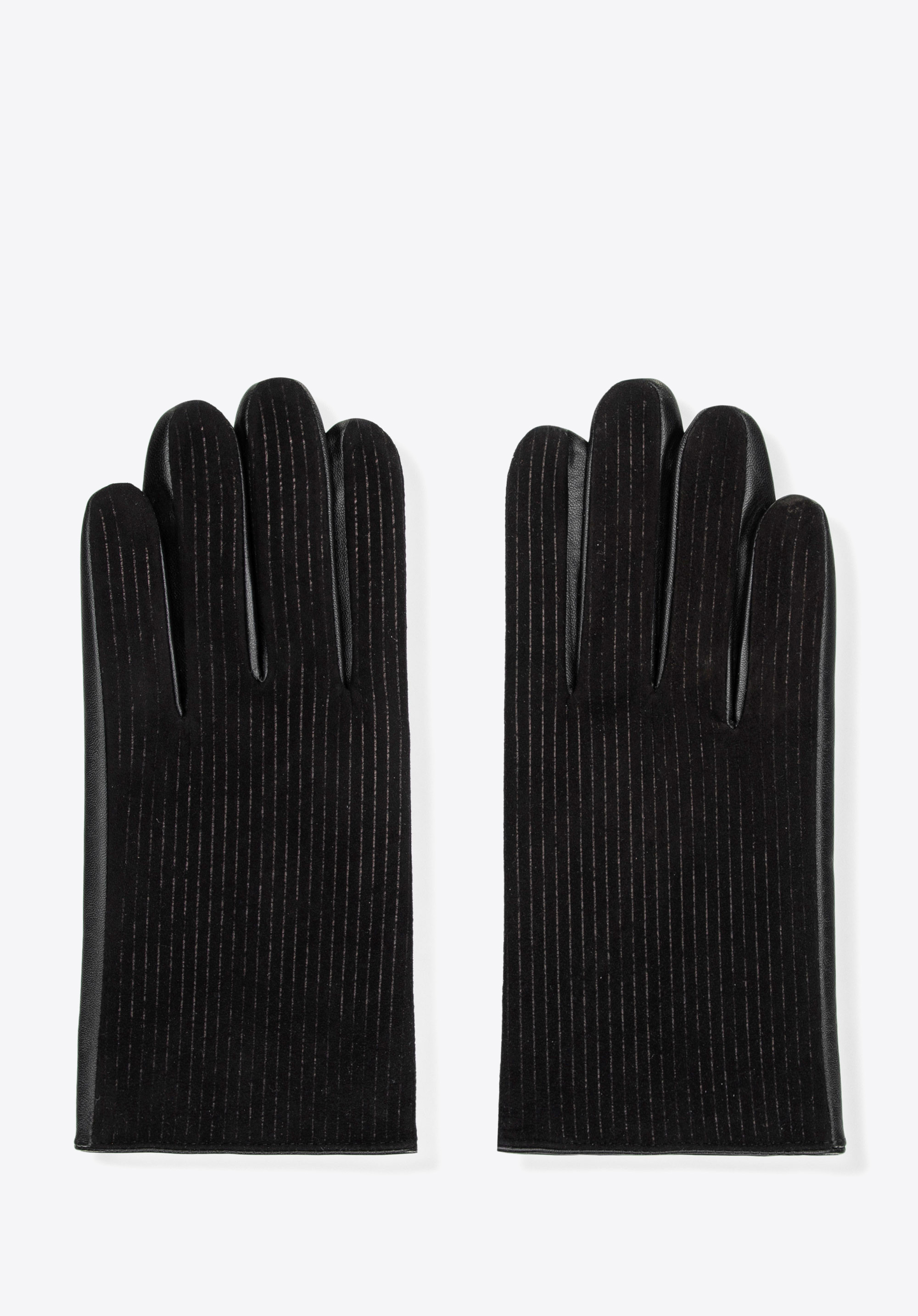 Pánské kožené rukavice, černá, 39-6L-039-1-XL, Obrázek 1