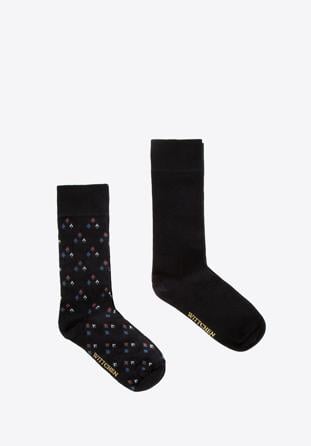 Pánské ponožky, černá, 95-SM-003-X1-40/42, Obrázek 1