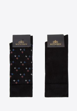 Pánské ponožky, černá, 95-SM-003-X1-40/42, Obrázek 1