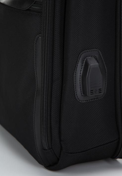 Pánský batoh na 13/14" notebook s přiloženým ID odznakem, černá, 96-3U-908-1, Obrázek 5