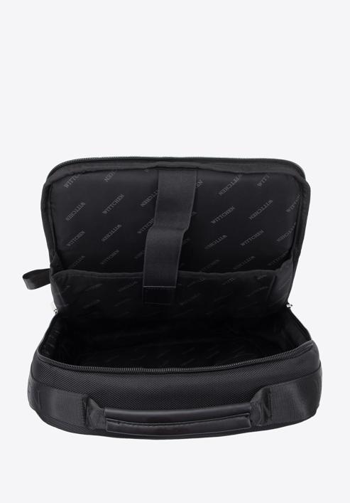 Pánský batoh na 17" notebook s popruhem, černá, 96-3U-900-8, Obrázek 3