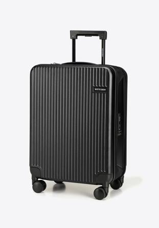 Kabinové zavazadlo s polykarbonátů, černá, 56-3P-401-10, Obrázek 1