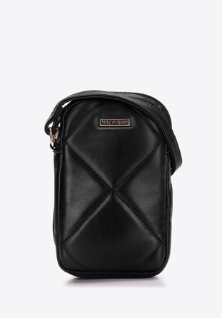 Prošívaná mini kabelka, černá, 97-2Y-230-1, Obrázek 1