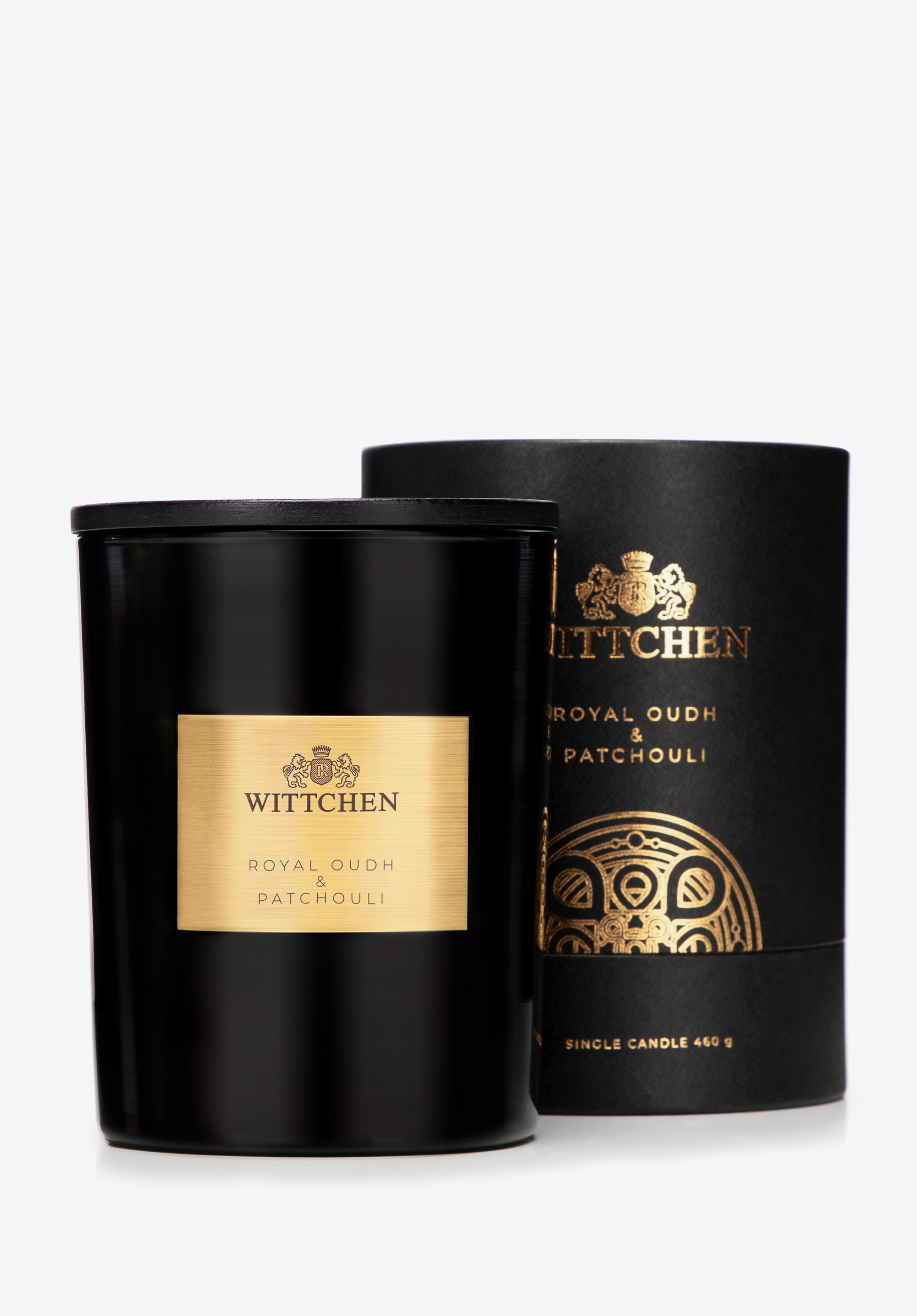 Sójová svíčka s dvojitým knotem Royal Oudh & Patchouli