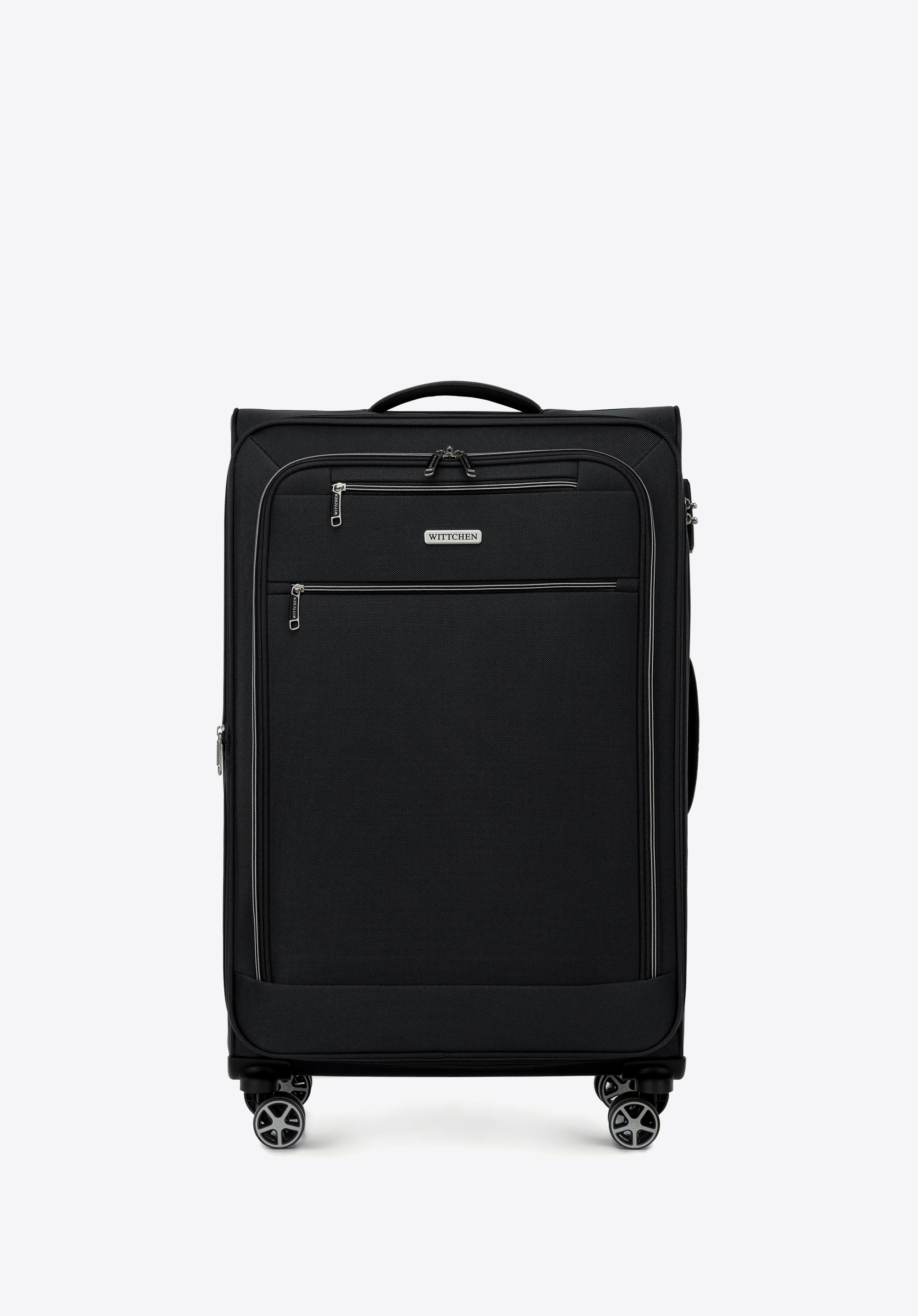 Velký kufr z měkkého polyesteru, černá, 56-3S-173-10, Obrázek 1