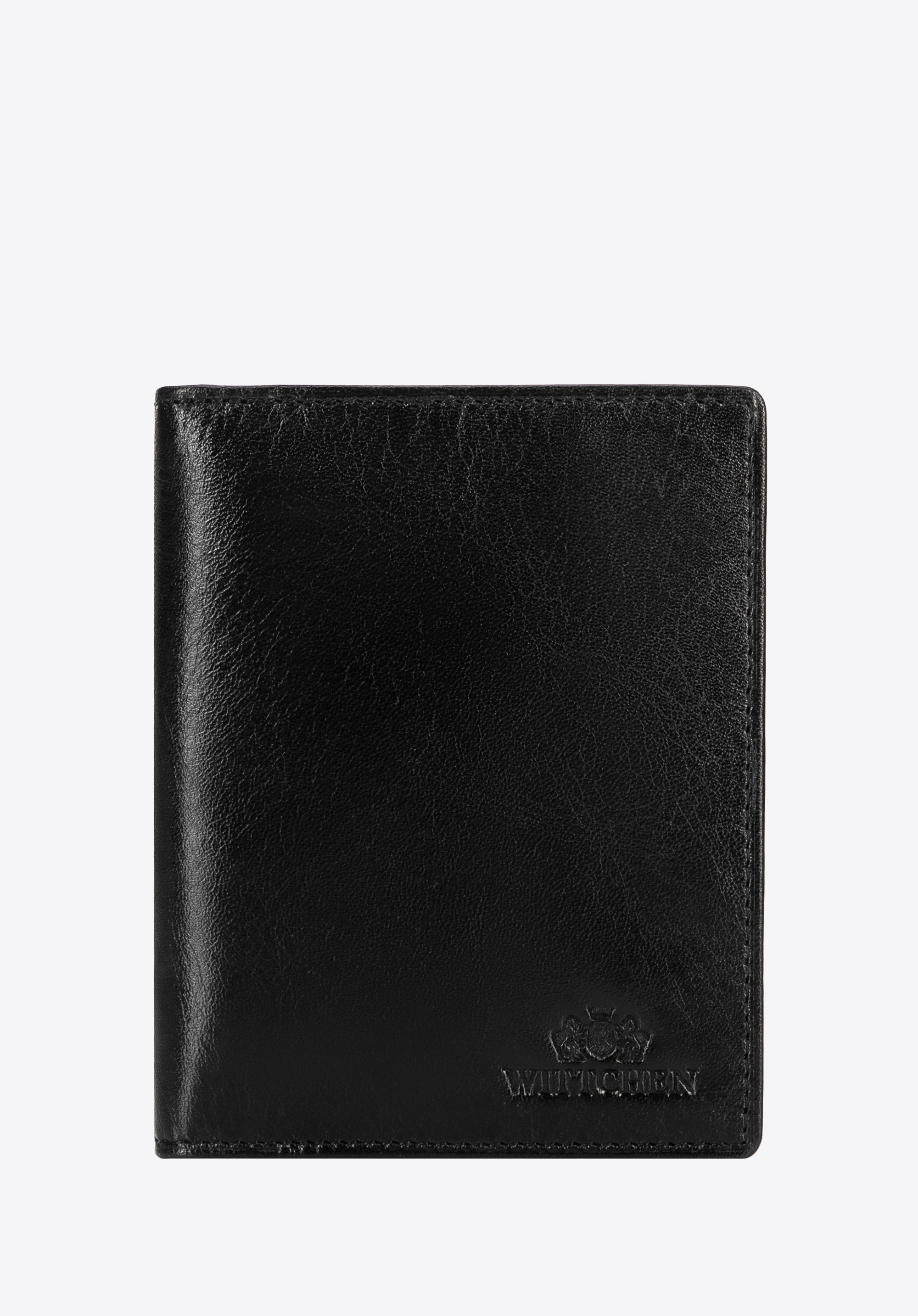 Vertikální kožené pouzdro na dokumenty, černá, 21-2-163-L10, Obrázek 1