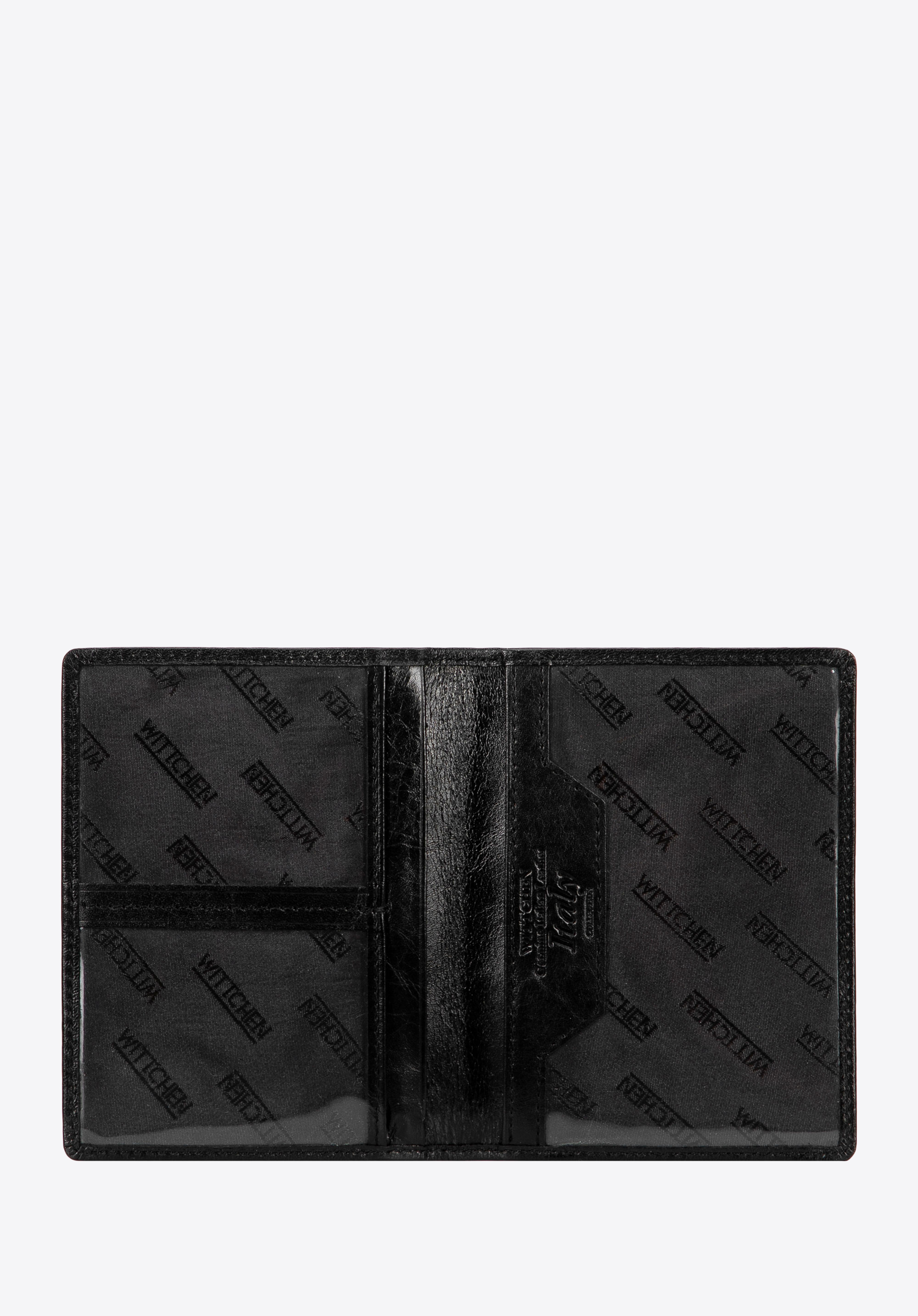 Vertikální kožené pouzdro na dokumenty, černá, 21-2-163-L10, Obrázek 1