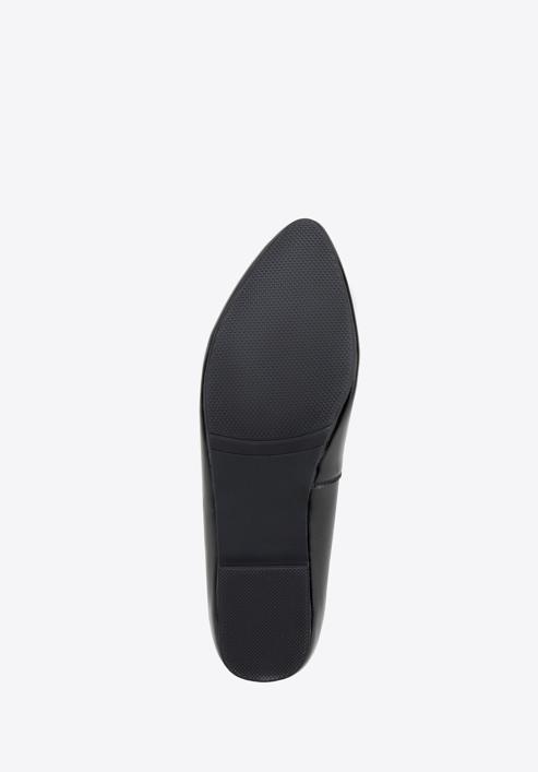 Dámské kožené boty s ozdobnými střapci, černo-béžová, 98-D-958-4-41, Obrázek 6