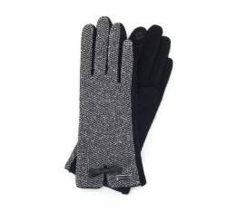 Dámské rukavice, černo-bílá, 47-6A-006-1X-U, Obrázek 1