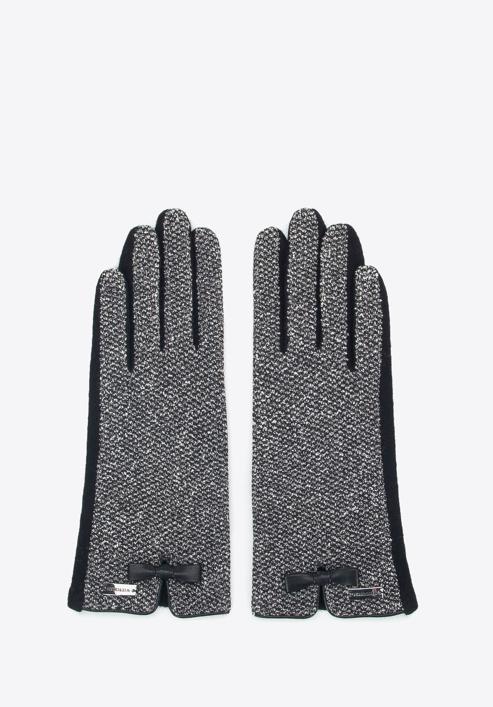 Dámské rukavice, černo-bílá, 47-6A-006-1X-U, Obrázek 3