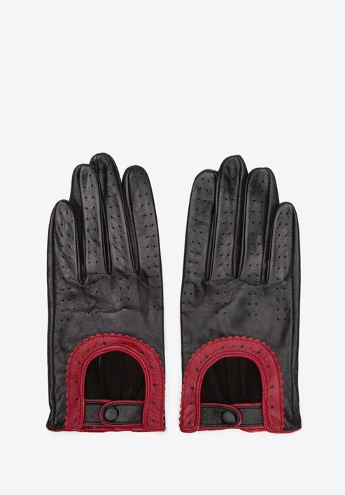 Dámské rukavice, černo-červená, 46-6L-292-2T-M, Obrázek 3