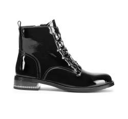 Dámské boty, černo-grafitová, 93-D-953-1L-40, Obrázek 1