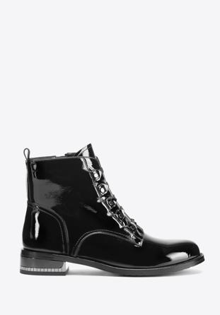 Dámské boty, černo-grafitová, 93-D-953-1L-37, Obrázek 1