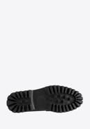 Dámské kožené boty se zvířecím motivem, černo-hnědá, 97-D-512-10-41, Obrázek 6