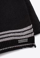 Pánský šátek, černo šedá, 97-7F-012-18, Obrázek 3