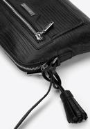 Dámská kabelka, černo-stříbrná, 29-4E-013-10, Obrázek 4