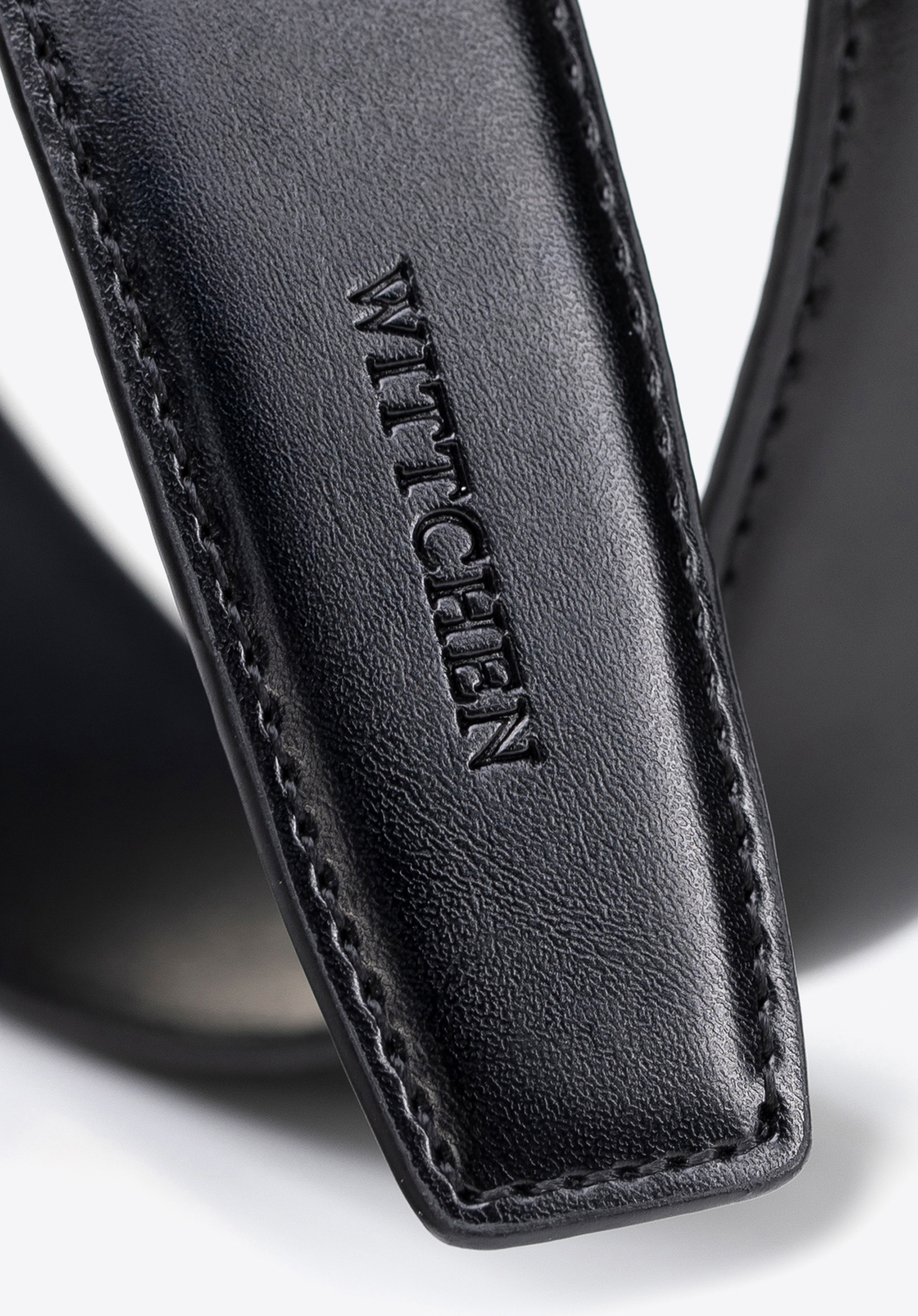 Pánská sada: opasek a pouzdro na karty, černo-stříbrná, 102-8M-S14-1-12, Obrázek 1