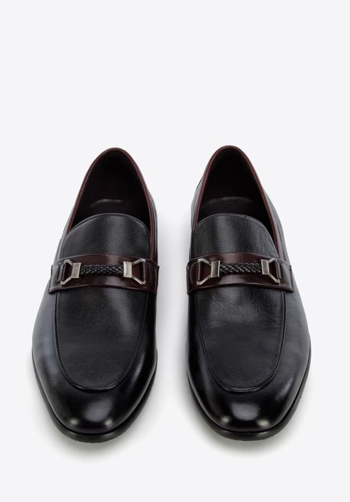 Panské boty, černo-vínová, 96-M-508-1-43, Obrázek 2