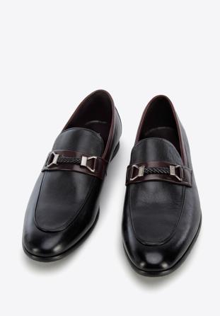 Panské boty, černo-vínová, 96-M-508-1-43, Obrázek 1