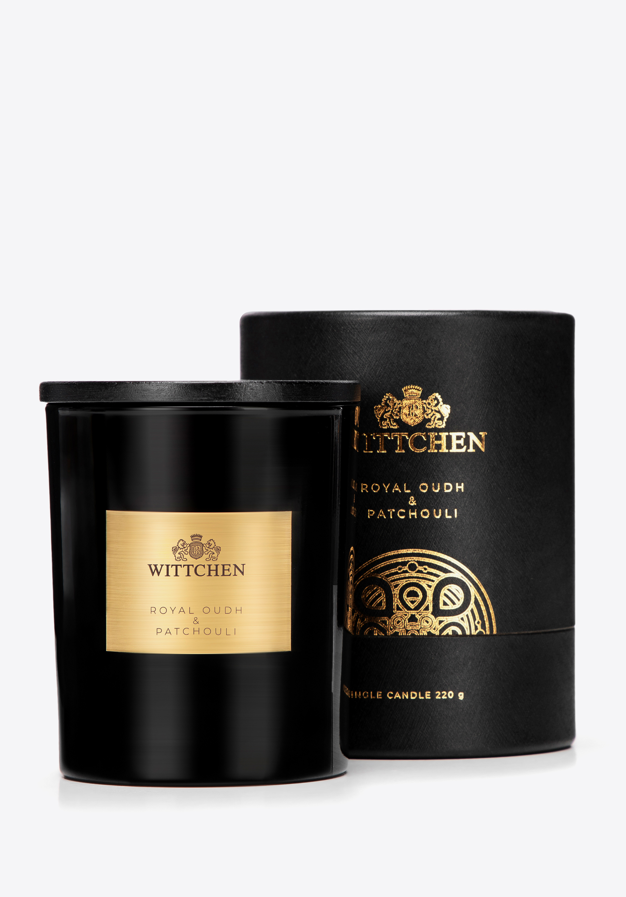 Sójová svíčka s bavlněným knotem Royal Oudh & Patchouli