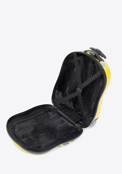 Dětský kufr, černo-žlutá, 56-3K-006-B, Obrázek 5