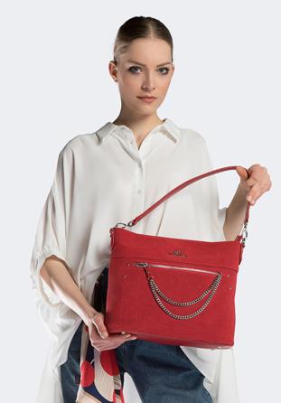 Dámská kabelka, červená, 90-4E-360-3, Obrázek 1