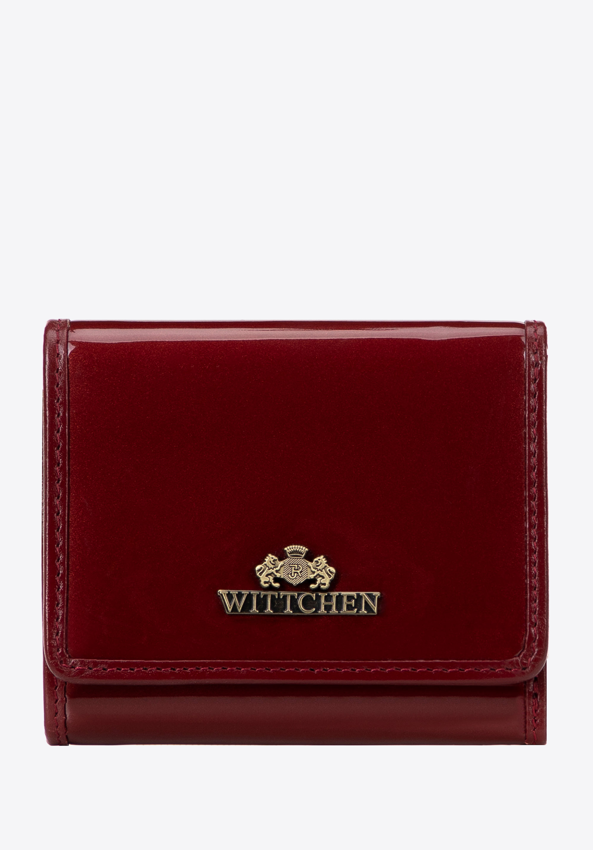 Dámská lakovaná kožená peněženka, červená, 14-1L-066-3A, Obrázek 1