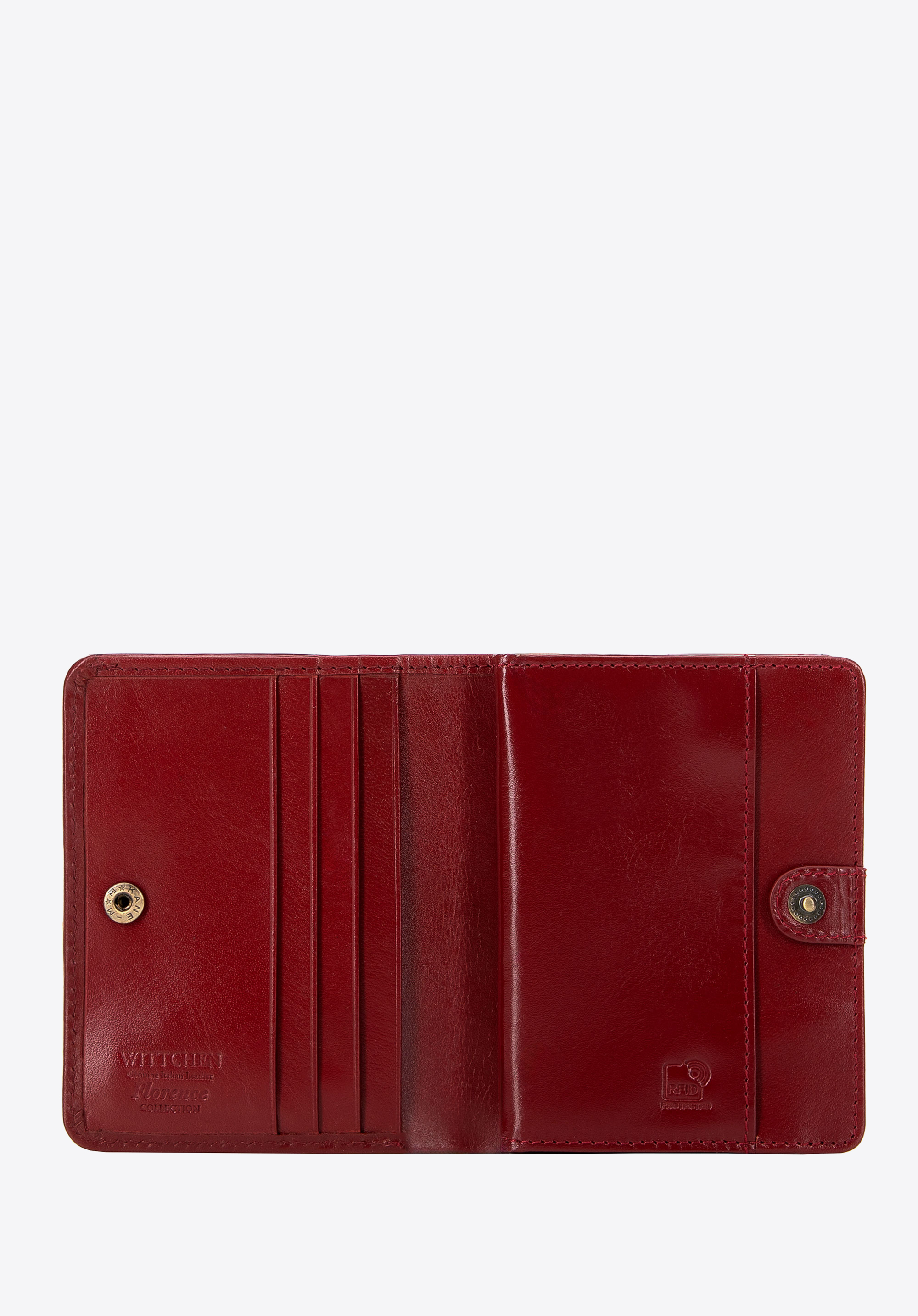 Dámská lakovaná kožená peněženka, červená, 14-1L-120-3A, Obrázek 1