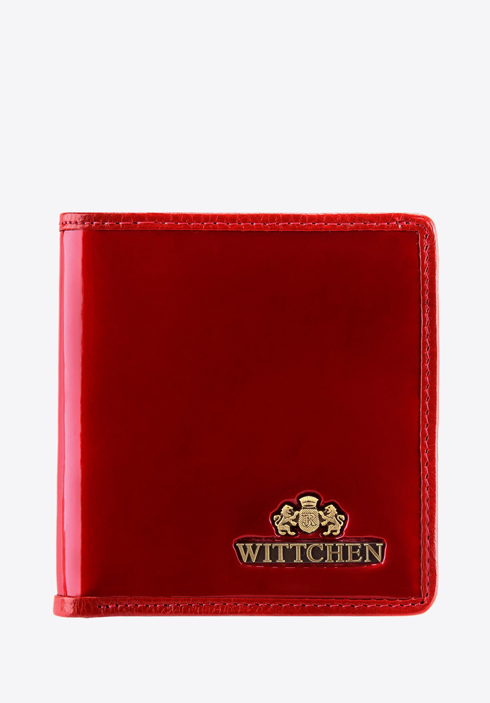 Dámska peňaženka z lakovanej kože malá, červená, 25-1-065-1, Obrázok 1