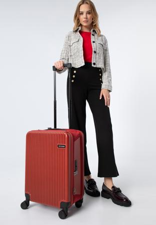 Kabinové zavazadlo s polykarbonátů, červená, 56-3P-401-35, Obrázek 1