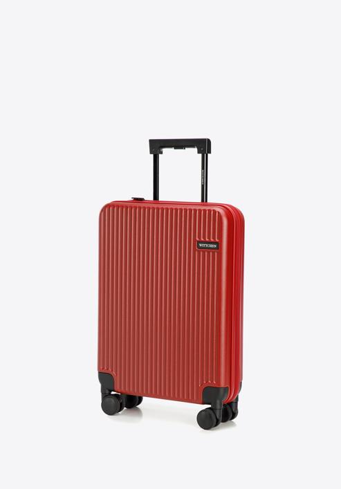 Kabinové zavazadlo s polykarbonátů, červená, 56-3P-401-10, Obrázek 4