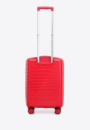 Kabinové zavazadlo z polypropylénu s lesklými pruhy, červená, 56-3T-161-35, Obrázek 3