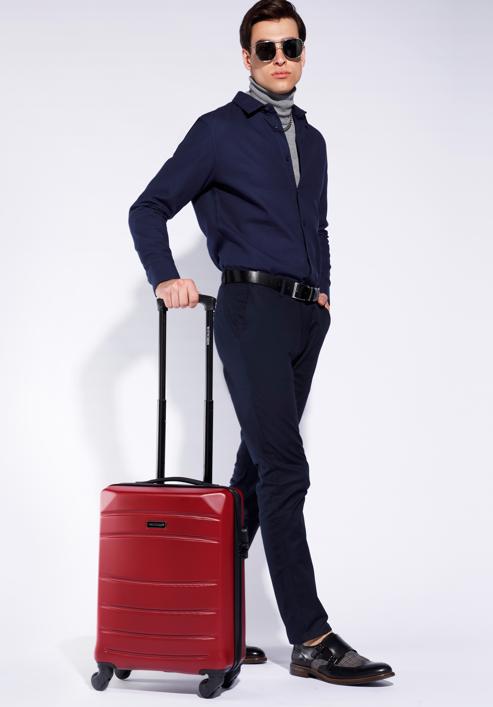 Kabinový cestovní kufr, červená, 56-3A-651-01, Obrázek 15