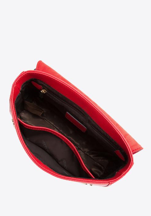 Malá kožená kabelka, červená, 97-4E-623-3, Obrázek 3