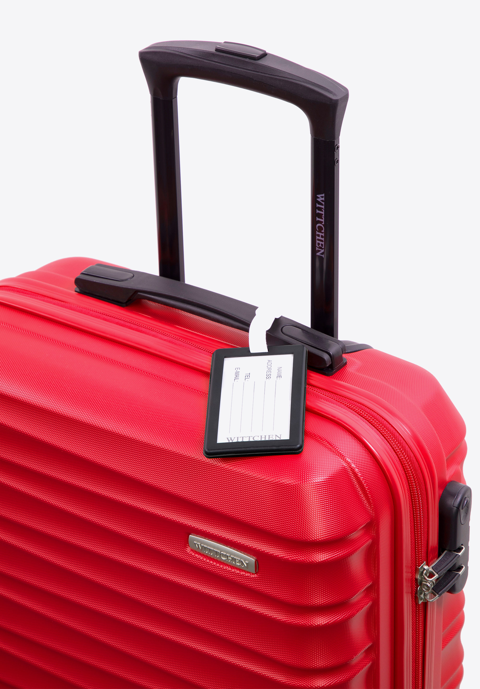 Malý kufor ABS a identifikačný štítok, červená, 56-3A-311-35Z4, Obrázok 1
