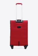 Sada měkkých kufrů s lesklým předním zipem, červená, 56-3S-85S-90, Obrázek 4