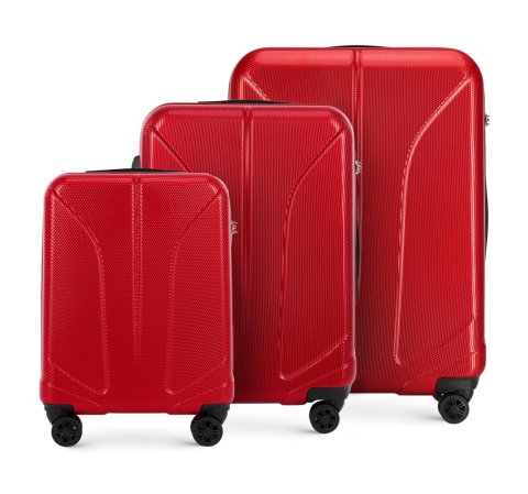 Sada červených kufrů