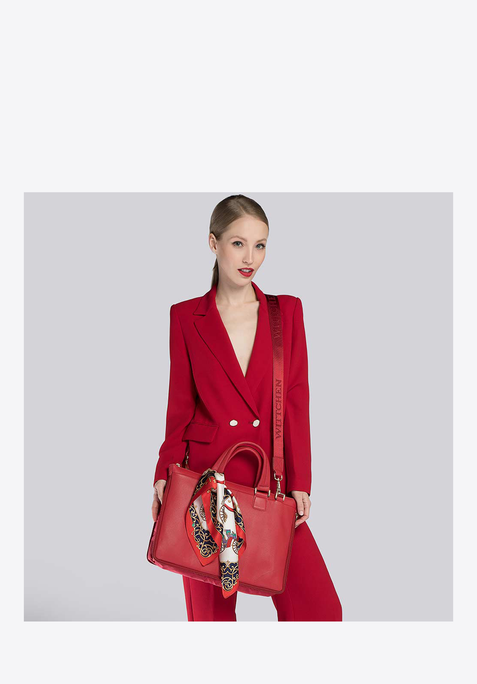 Taška, červená, 90-3U-253-3, Obrázek 1