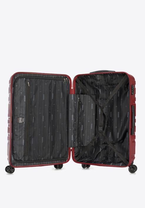 Velký kufr, červená, 56-3P-983-31, Obrázek 5