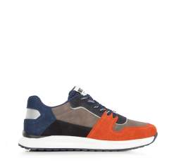 Panské boty, šedo-oranžová, 96-M-953-3-41, Obrázek 1