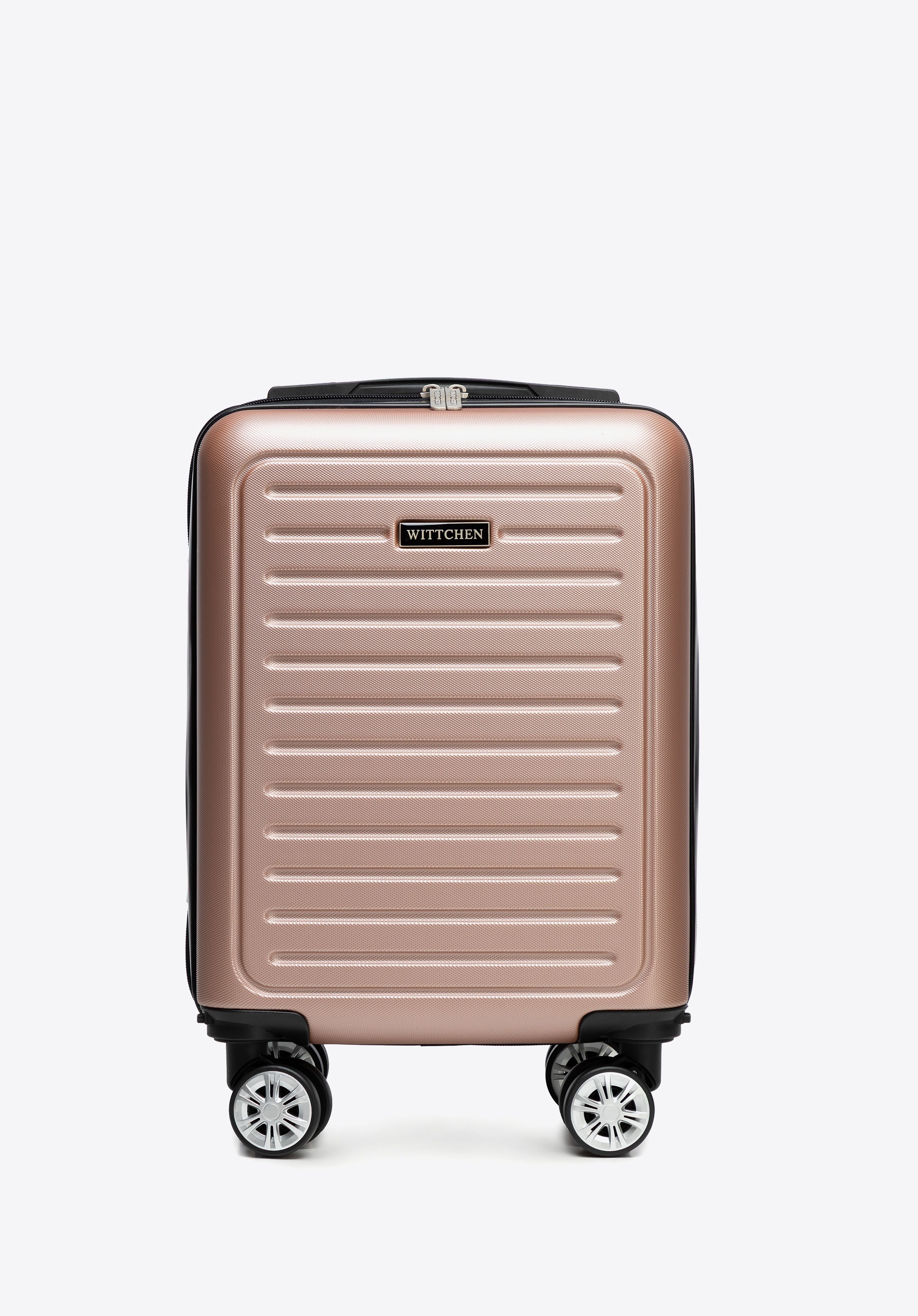 ABS-Kabinenkoffer mit abnehmbaren Rädern, Champagner, 56-3A-111-86, Bild 1