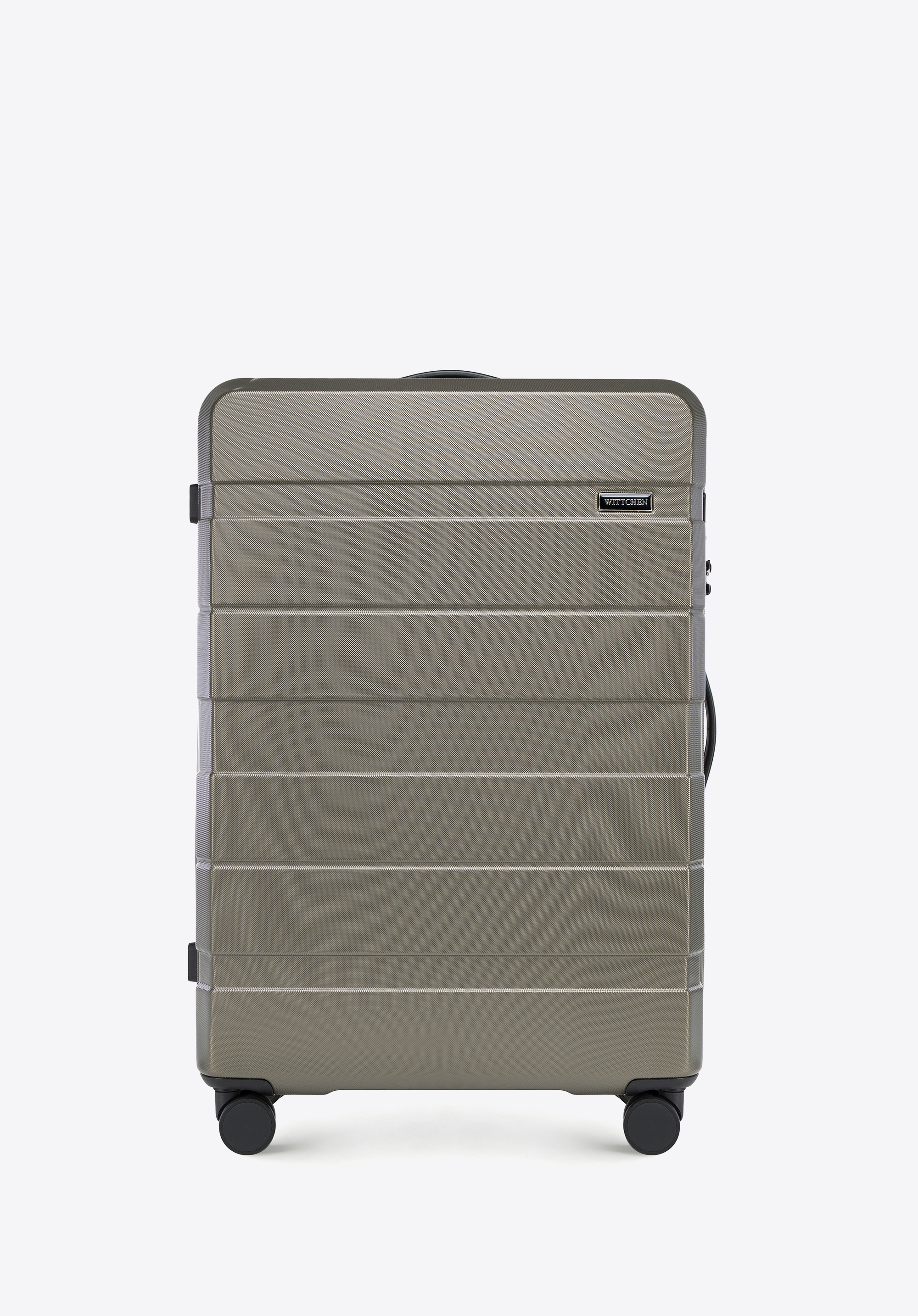 Großer Koffer aus ABS, beigegrau, 56-3A-103-86, Bild 1
