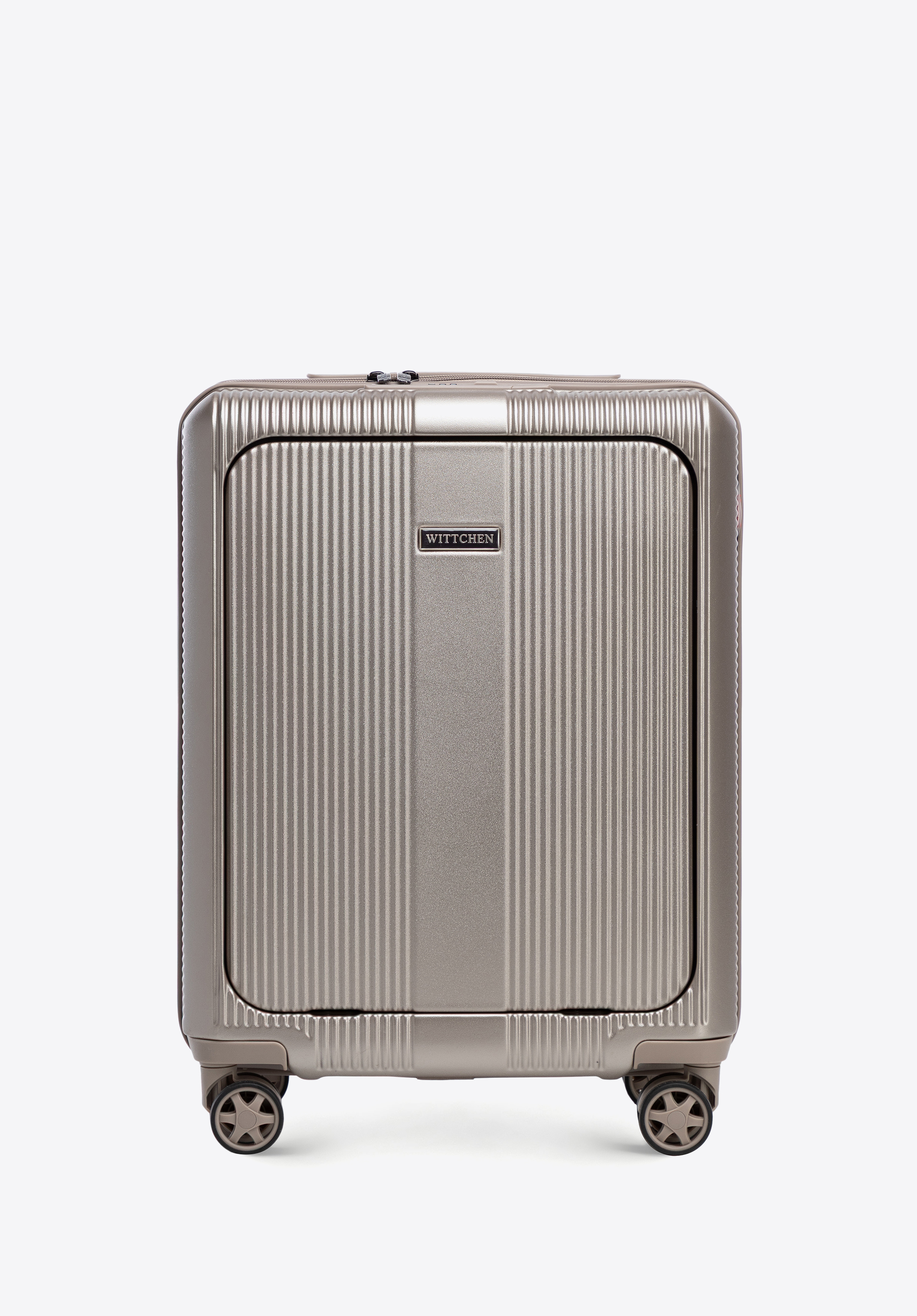 Kabinenkoffer aus Polycarbonat mit einem 15-Zoll-Laptopfach, Champagner, 56-3P-900-87, Bild 1