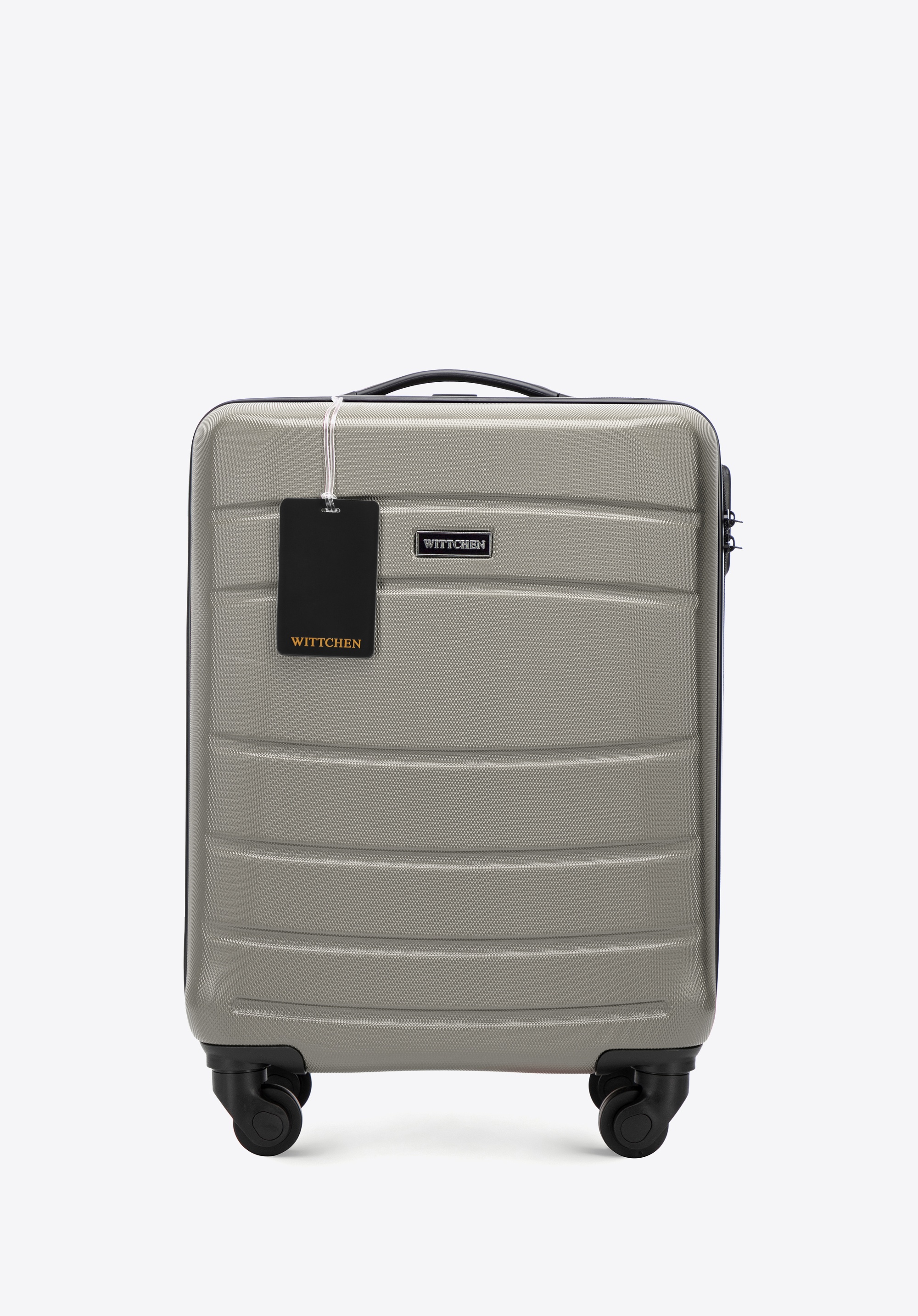 Set: ABS-Kabinenkoffer mit Gepäckanhänger, Champagner, 56-3A-651-86Z5, Bild 1