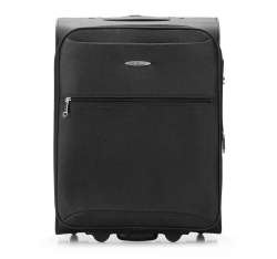 Тканевой чемодан ручная кладь basic, черный, V25-3S-241-10, Фотография 1