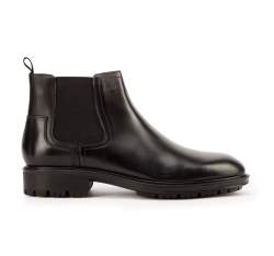 Мужские классические кожаные ботинки, черный, 93-M-914-1-42, Фотография 1