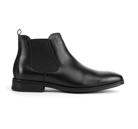 Мужские классические кожаные ботинки, черный, 93-M-915-1-40, Фотография 1