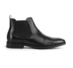 Мужские классические кожаные ботинки, черный, 93-M-915-1-41, Фотография 1